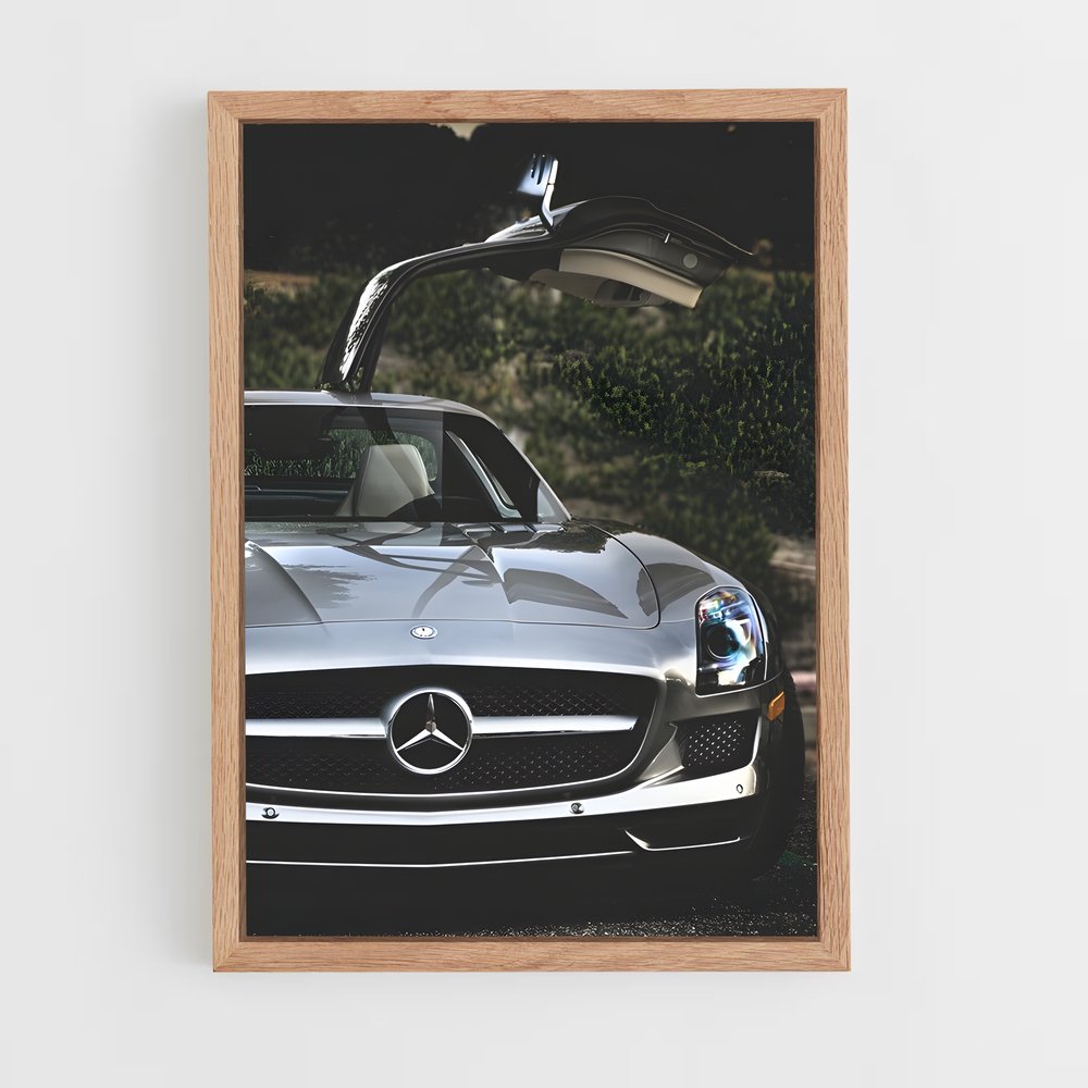 Poster exceptionnel AMG SLS – affiche Mercedes (vue 4)